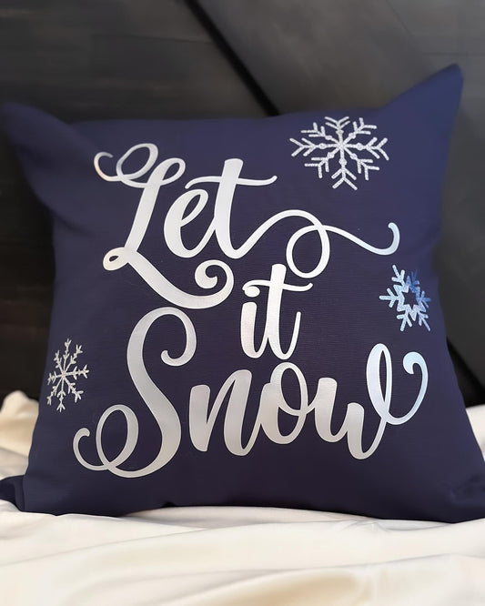 Christmas Pillows - Let it Snow