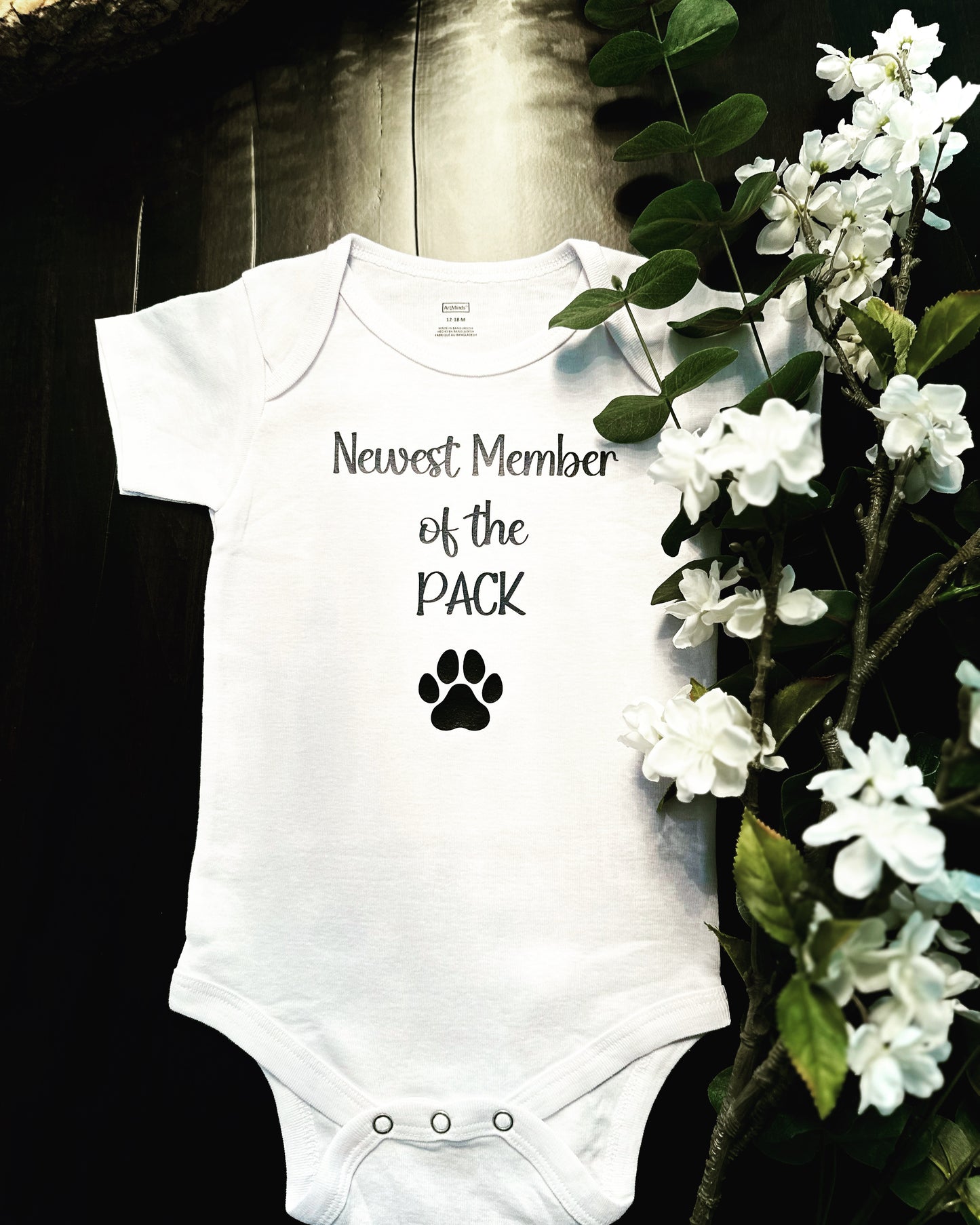 Baby Onesie - Newest member of the Pack