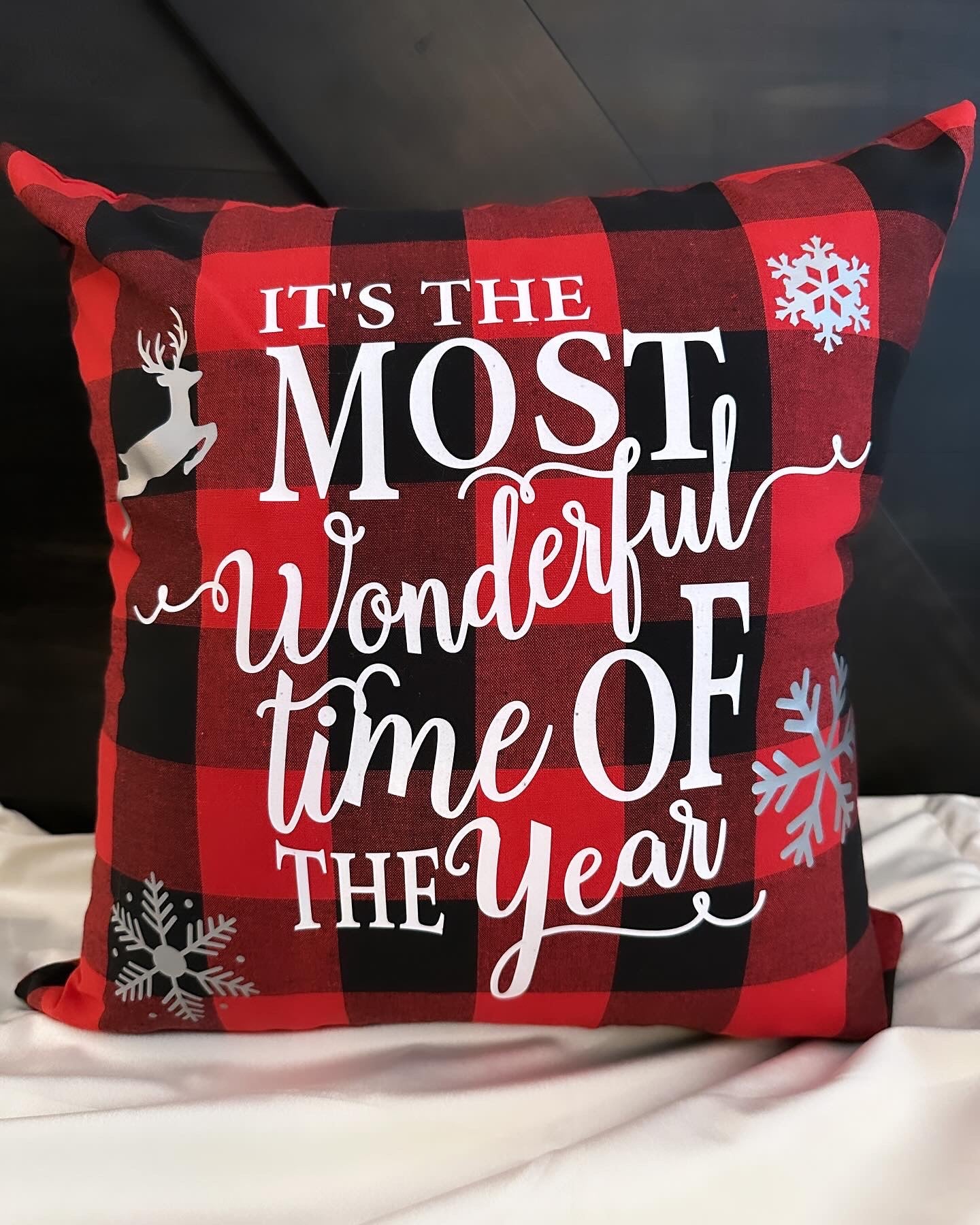 Christmas Pillows - It's the Most Wonderful Time of the Year