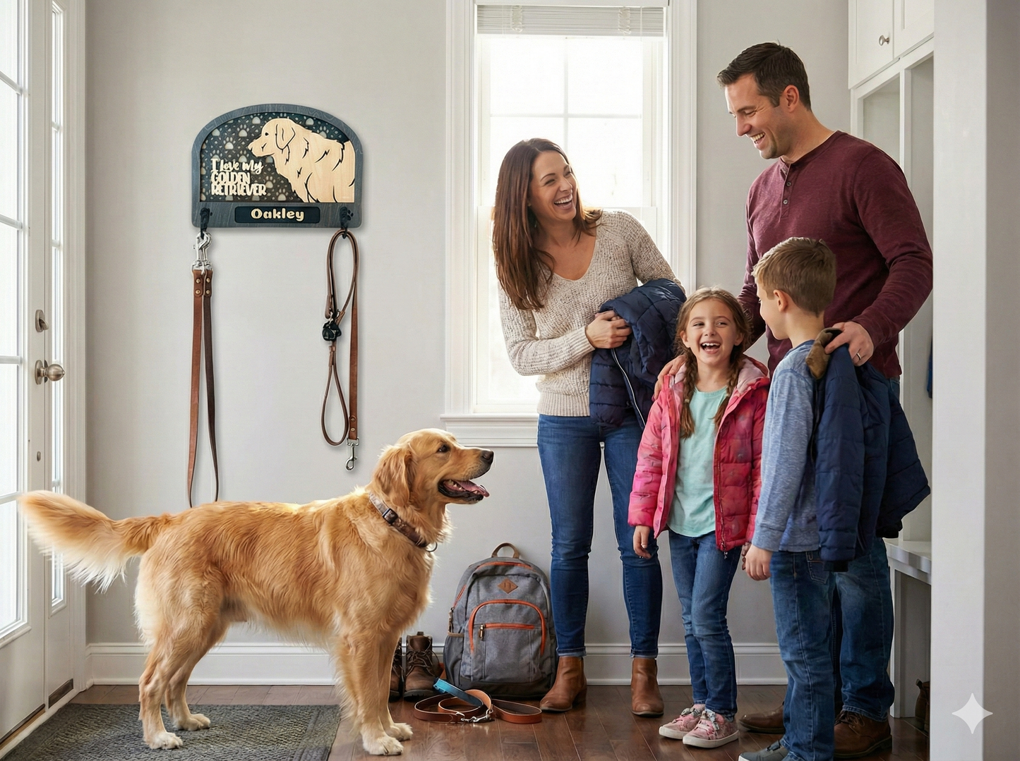 Adorable Dog Leash Holders