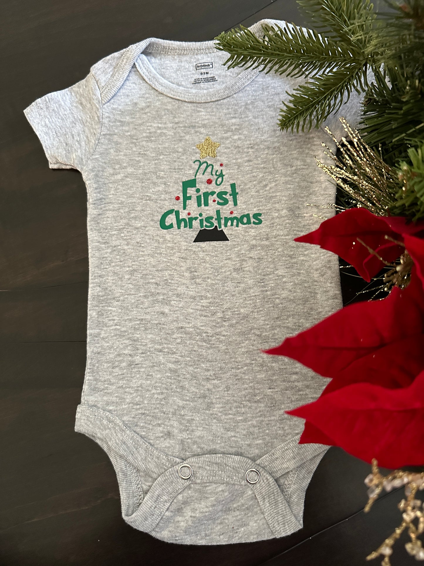 Christmas Baby Onesies - My First Christmas