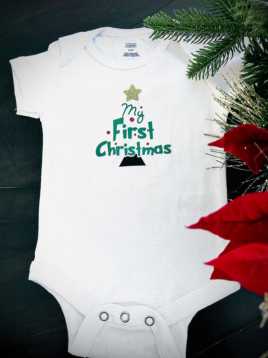 Christmas Baby Onesies - My First Christmas