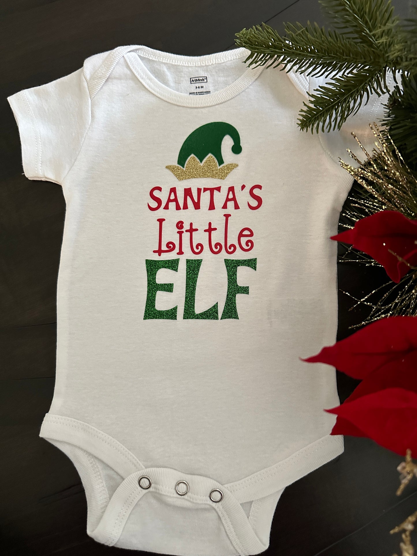 Christmas Baby Onesies - Santa's Little Elf