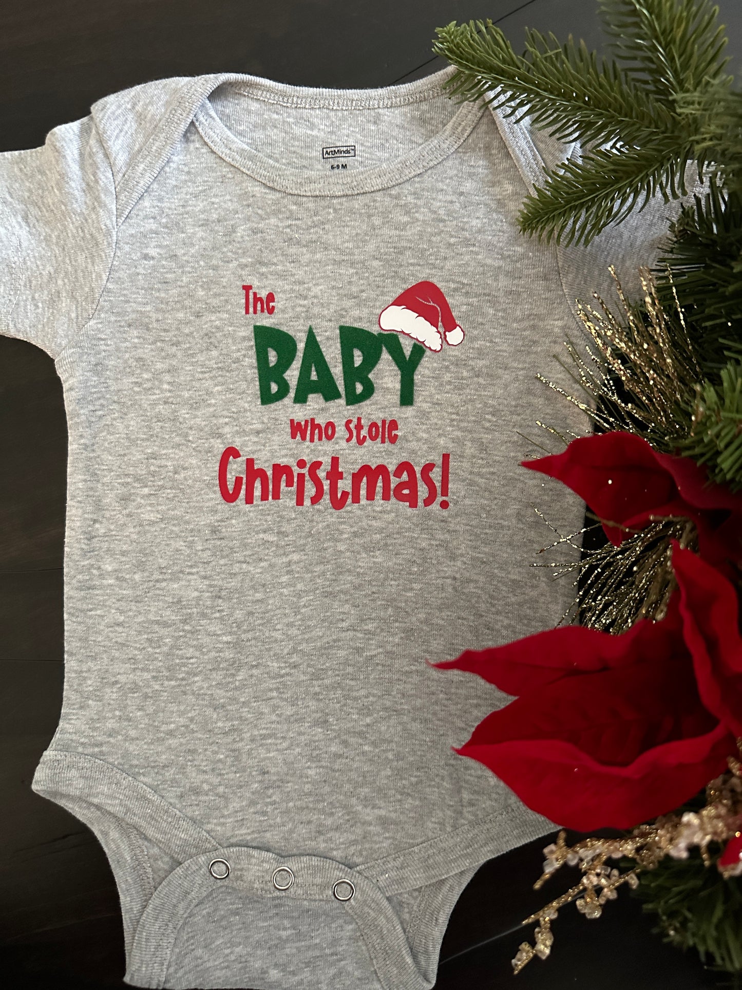 Christmas Baby Onesies - The Baby Who Stole Christmas