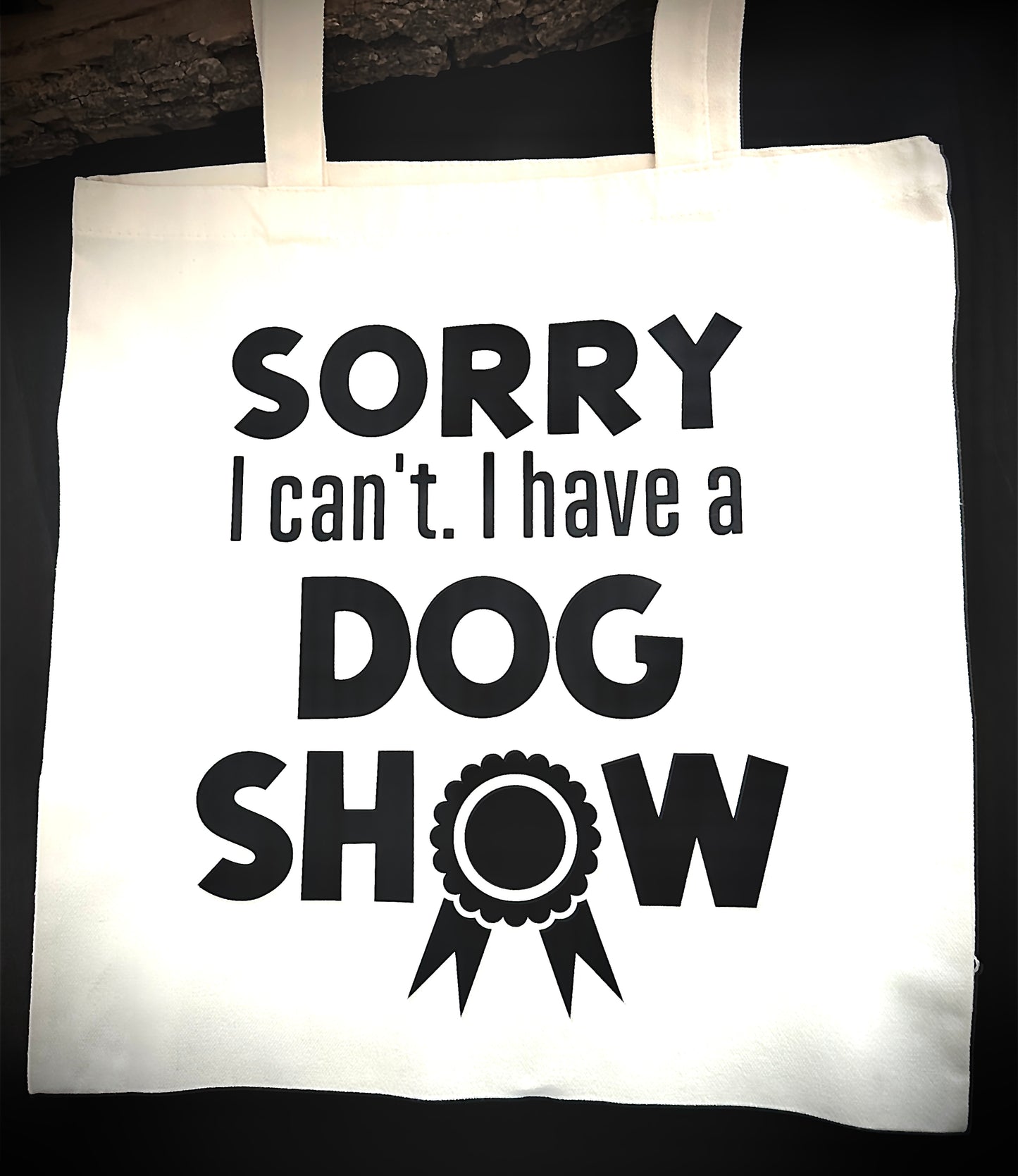 Tote Bag: Sorry I can't