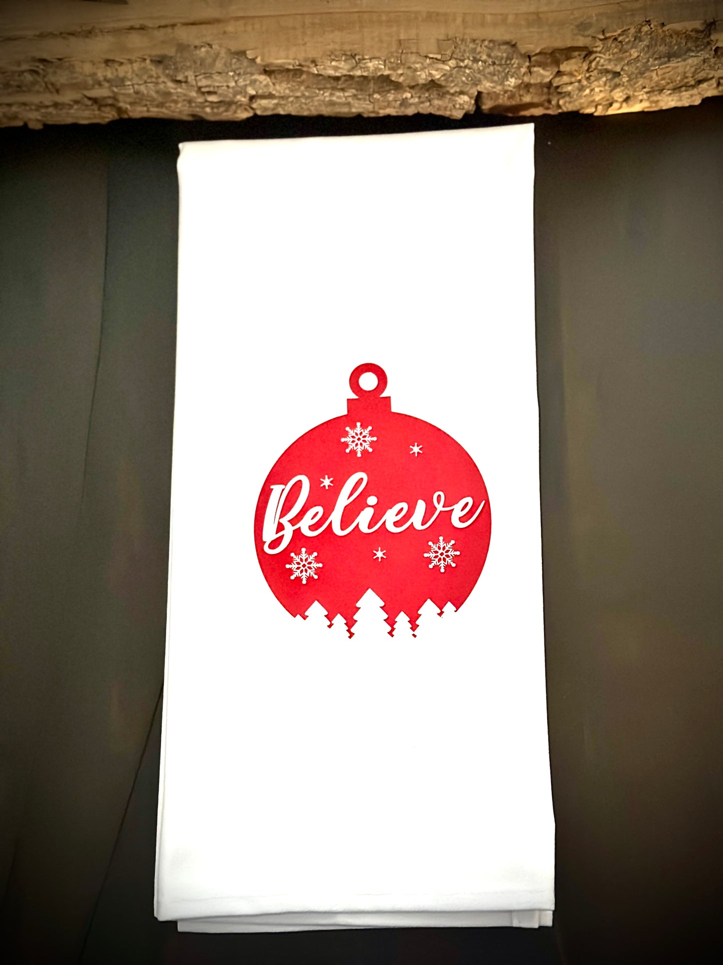 Christmas:  Tea Towels - Believe