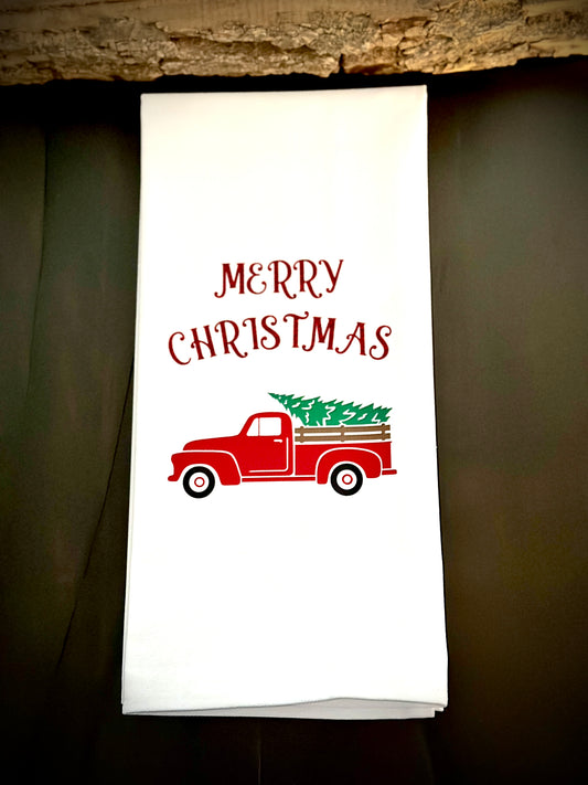 Christmas:  Tea Towels - Merry Christmas