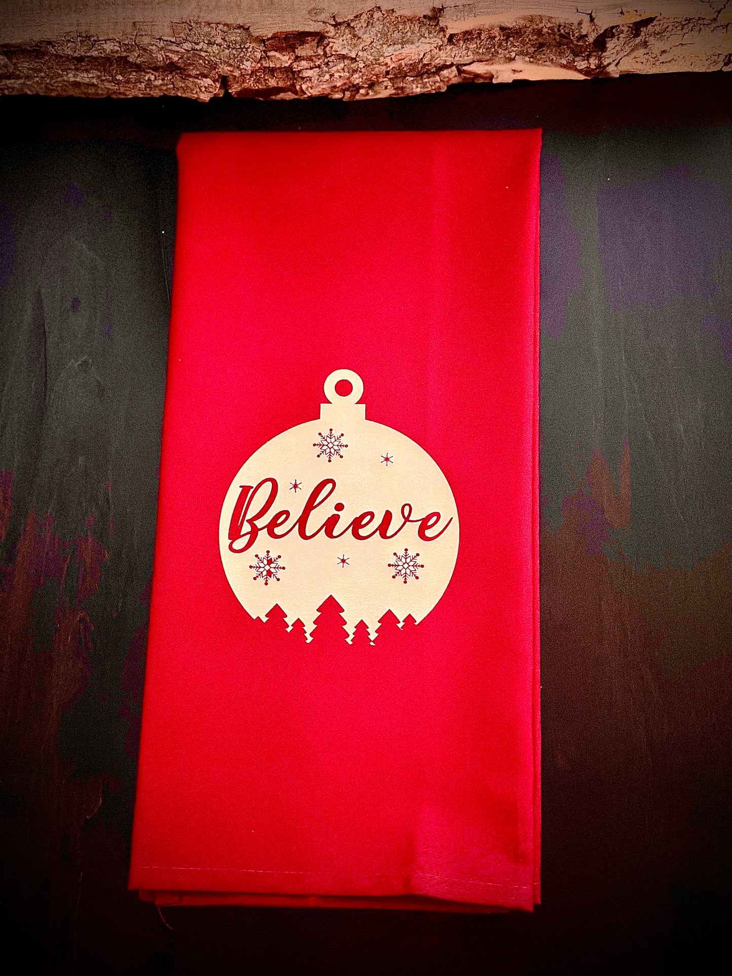 Christmas:  Tea Towels - Believe