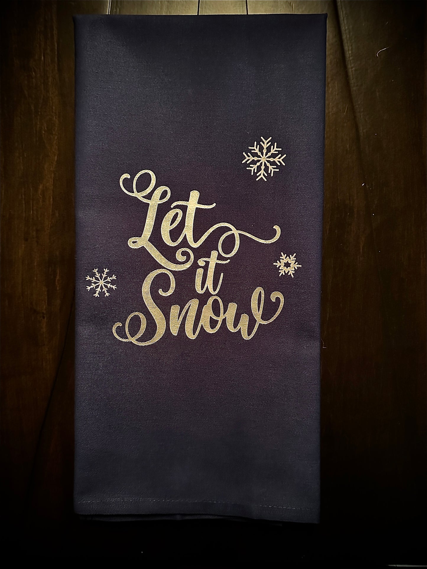 Christmas:  Tea Towels - Let it Snow