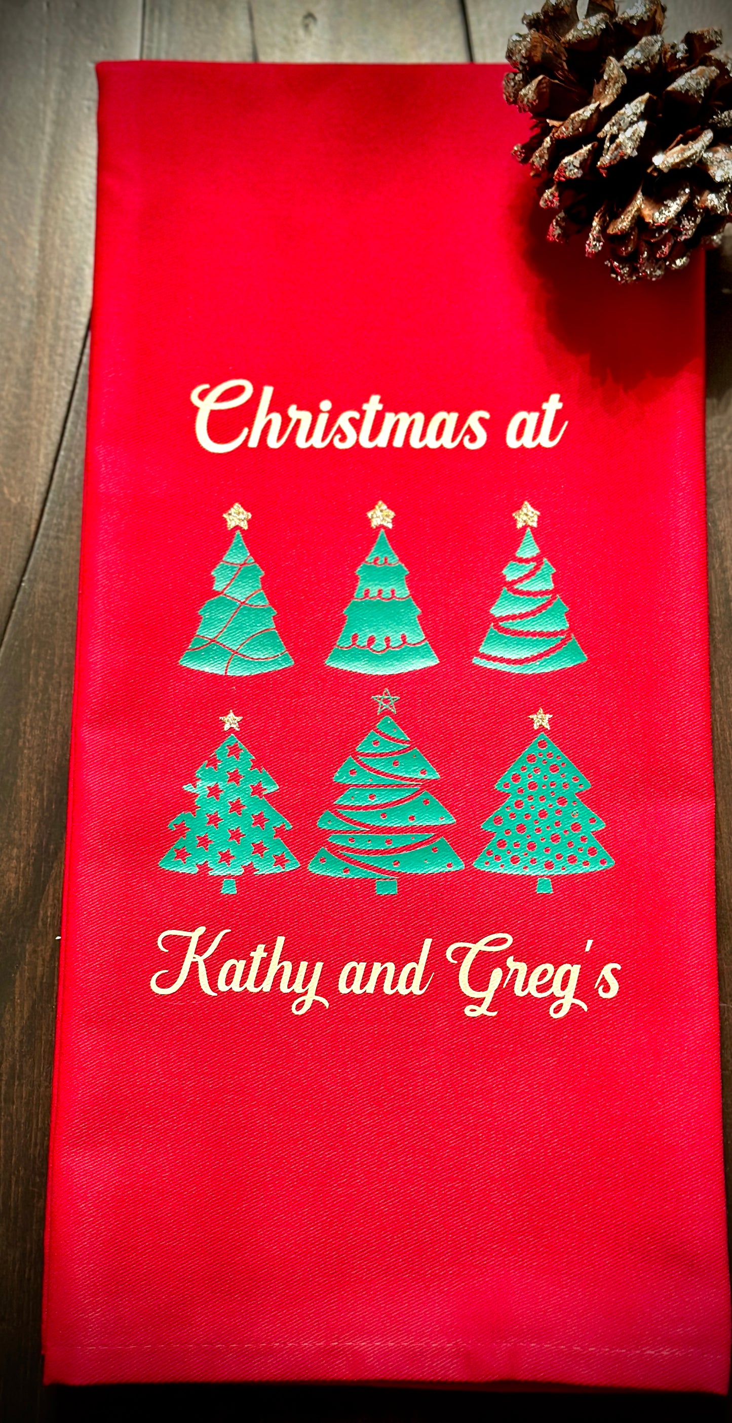 Christmas Tea Towels: Custom