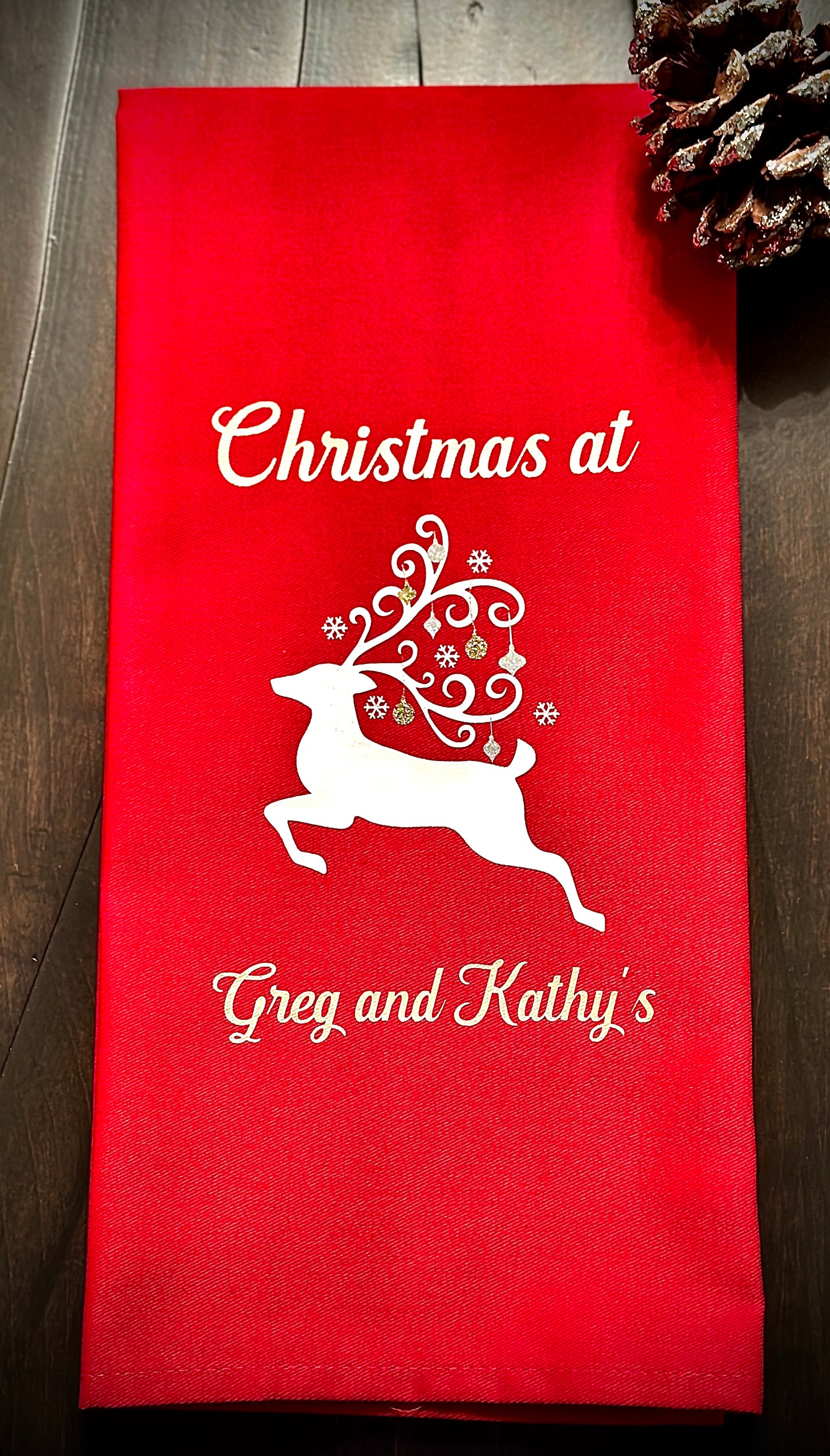 Christmas Tea Towels: Custom