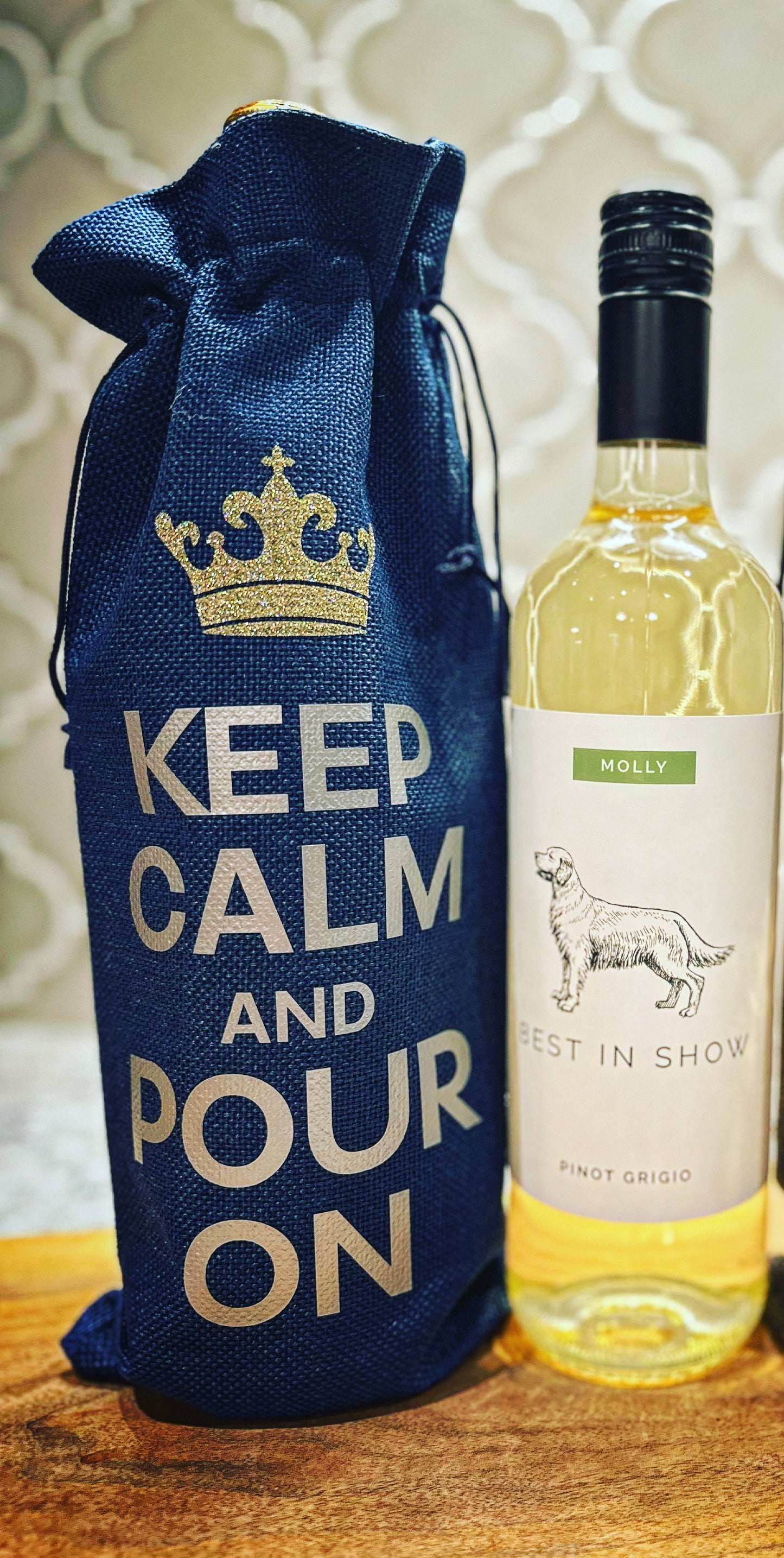 Wine Bag - Keep Calm and Pour On